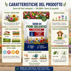 Confezione di Semi di Fiori Selvatici - miraviglianegozio
